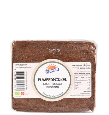 Pumpernikkel Rugbrød, Økologisk